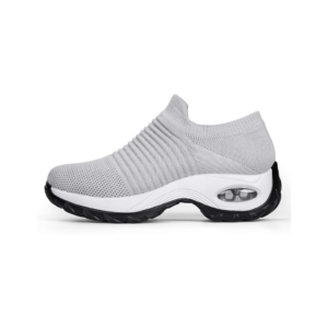 4 Mesh Cushion Walking Sneaker (Pure Grey)
