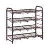 5 4-Tier Stackable Metal Shoe Rack