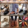 H3de01d853b214b628dda8b3a8bda99260.jpg WEGOODZF Custom Thin Round Waxed Shoelaces 2.5 MM Thick Wholesale Waterproof Shoe ramdom colour