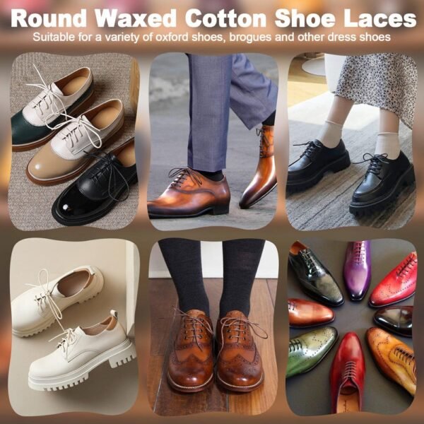 H3de01d853b214b628dda8b3a8bda99260.jpg WEGOODZF Custom Thin Round Waxed Shoelaces 2.5 MM Thick Wholesale Waterproof Shoe ramdom colour
