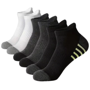 H47cf20921edd48e7b1acb89a6b7e9ca9C.png Spring and Summer Men's White and Black Short Mesh Ankle Socks Cheap random colour