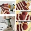H7f56c0efeef94e46b14e165326e2aed9Q.jpg Autumn Knitted Casual Regular Style Anti-Bacterial Cotton Solid Cute Cycling Crew Socks with Body Logo for Women