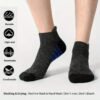 Spring and Summer Men's White and Black Short Mesh Ankle Socks Cheap    random colour