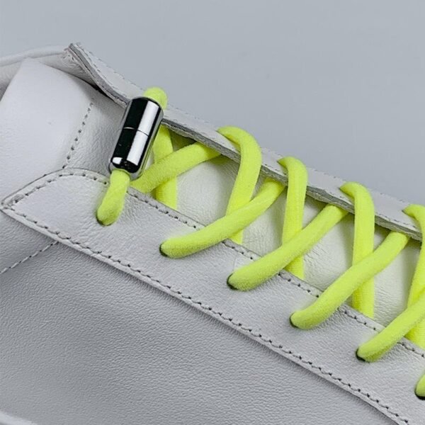 Ha8cc880e5636472fbbd034ee6f5df7a7P.jpg Convenient Elastic Shoelace No-Tie Easy Wear Metal Capsule Buckle Lazy Elastic No-Tie Metal Capsule Shoelace Buckle