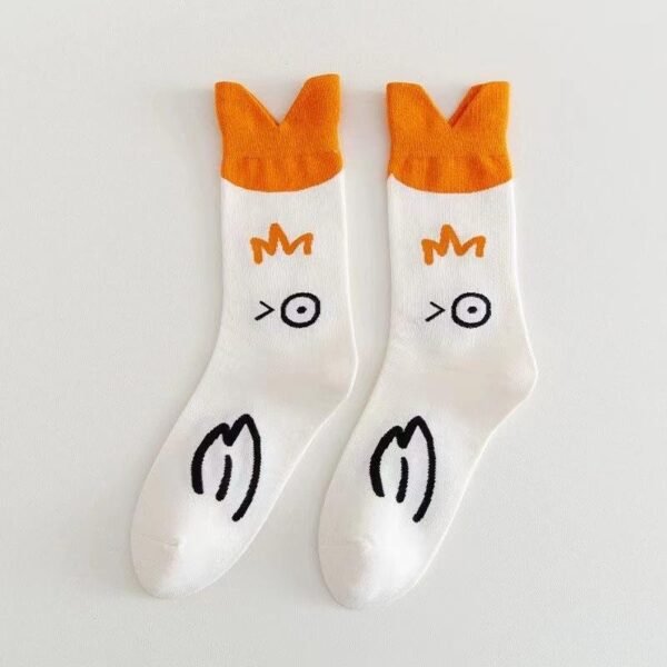 He6251c430977404f928d3765326446d84.jpg Fancy Anime Cartoon Socks Fashion Lovely Breathable Sweat-Absorbent Cotton Socks for Women