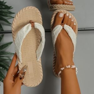 fbf82c78-e526-4995-abff-e14d5cd897c4.jpg CloudStep Summer Sandals White Pattern Beach Slides
